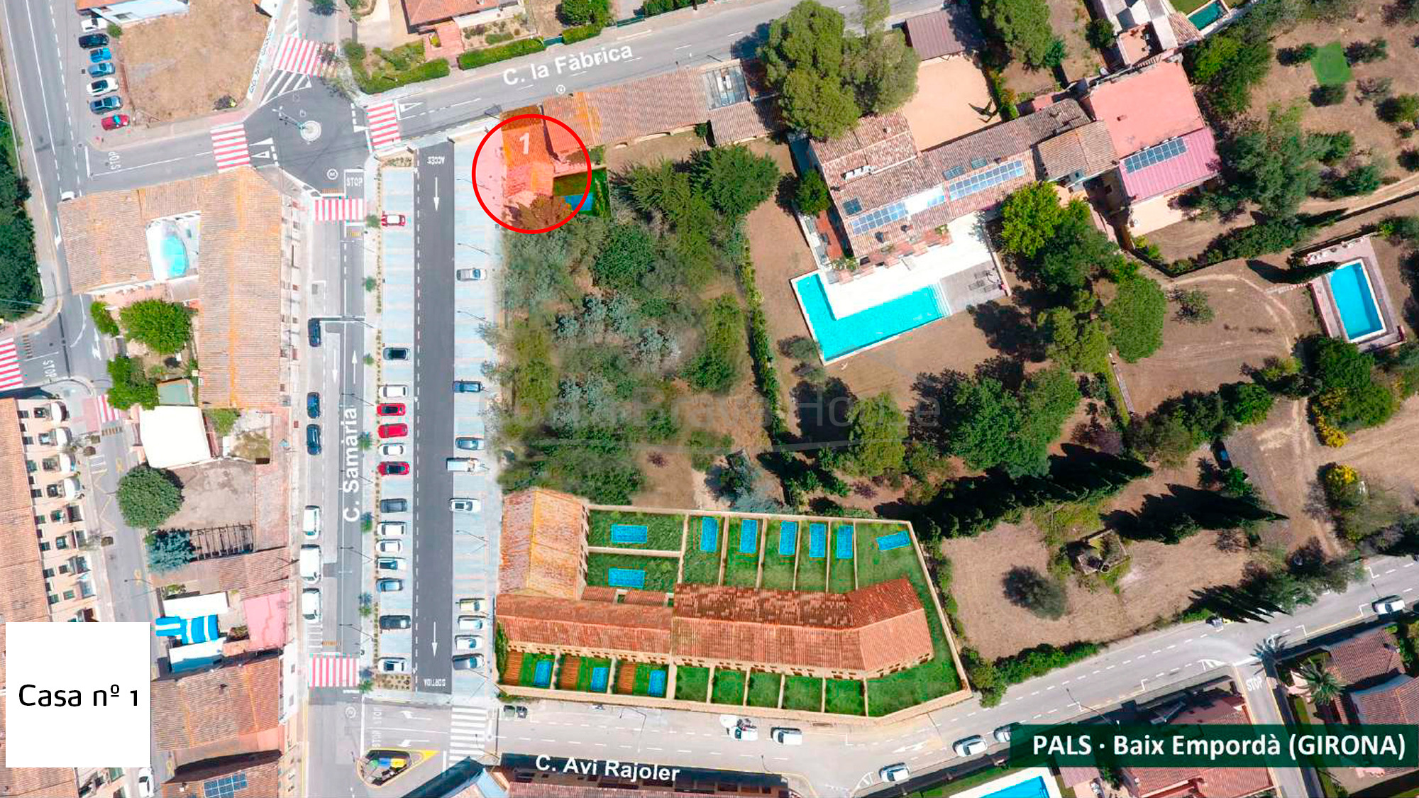 Casa obra nueva en Pals. Piscina privada y jardín