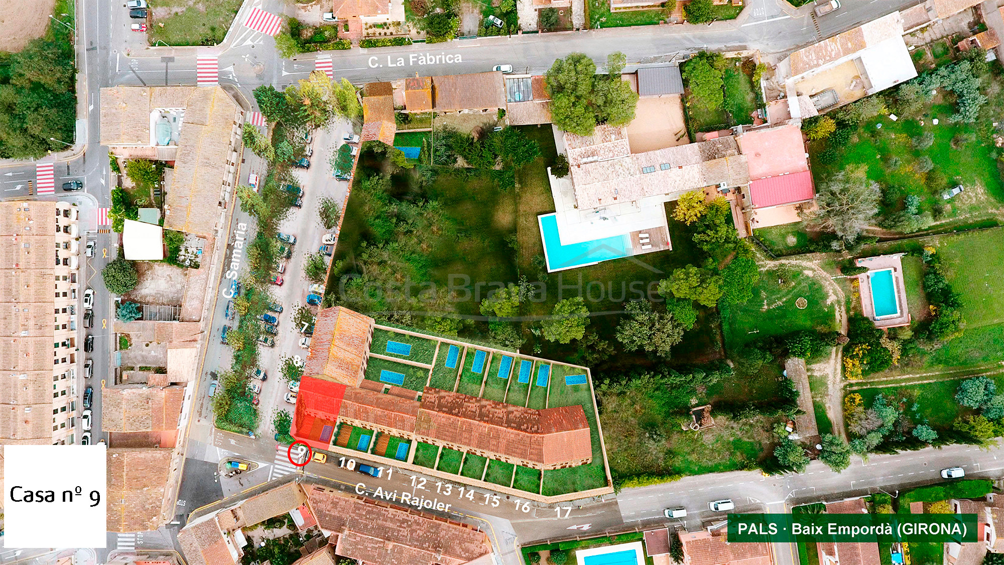 Casa obra nova a Pals. Piscina privada i jardí