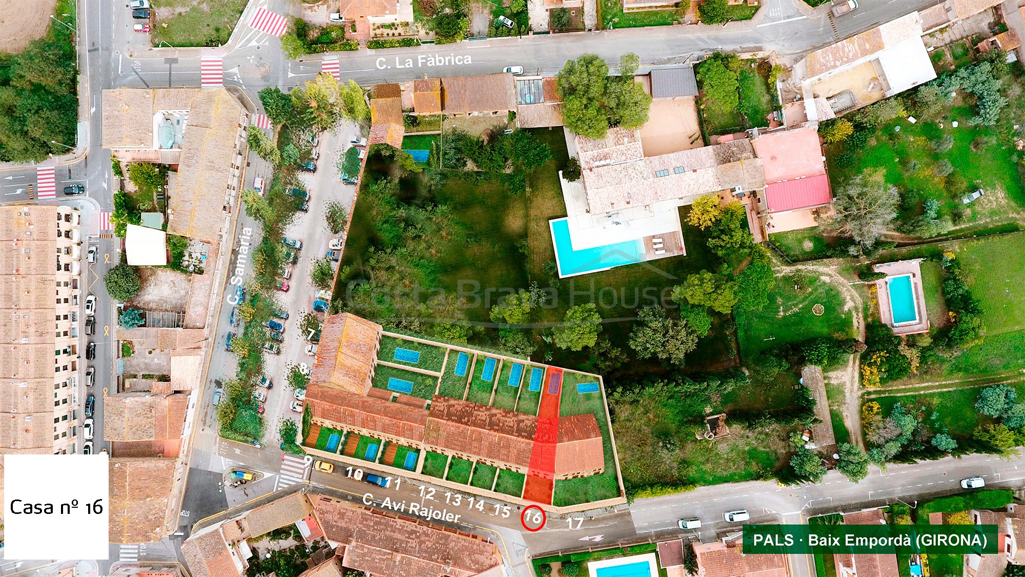 Casa obra nova a Pals. Piscina privada i jardí