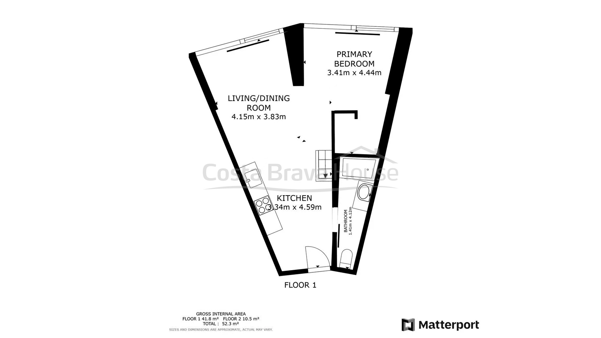 Apartamento Cap Sa Sal, Begur, vistas al mar y licencia turística