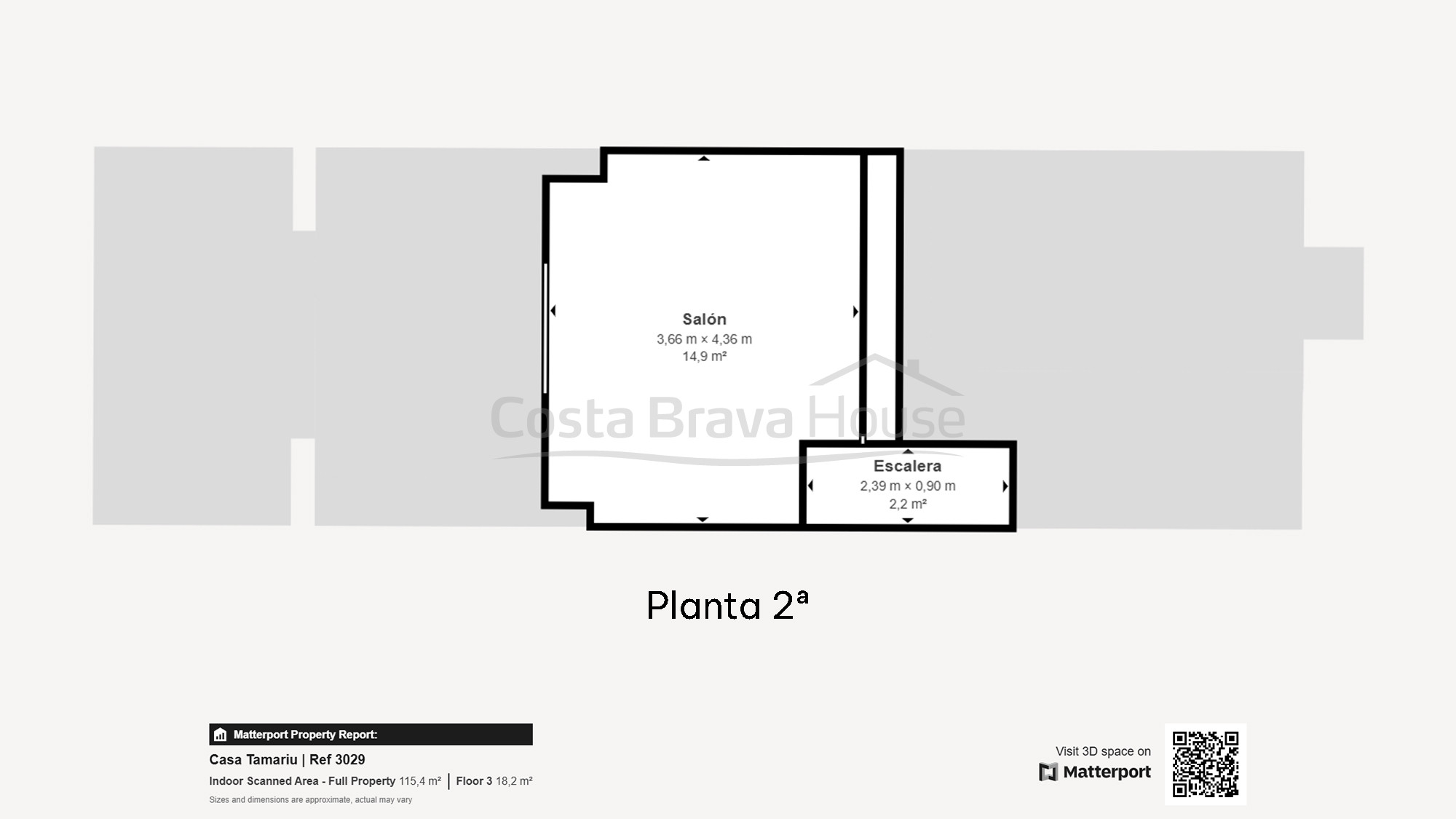 Casa Tamariu a prop de la platja, amb garatge i terrassa.