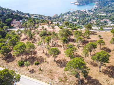 Terrain avec vue sur la mer et orientation sud-est à vendre à Begur