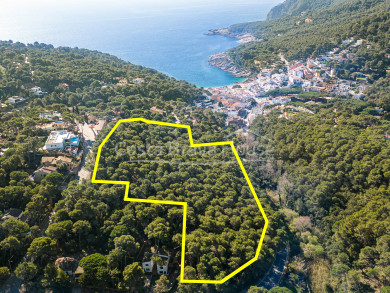 Terreno en Tamariu para desarrollar un proyecto residencial exclusivo a 5 min a pie de la playa