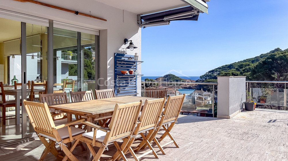 Apartamento Dúplex Begur Sa Tuna Terraza Vistas al Mar