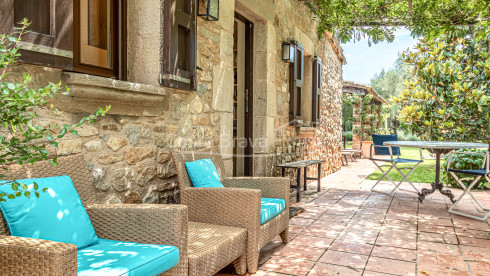 Maison de campagne Parlavà Baix Empordà Jardin et piscine