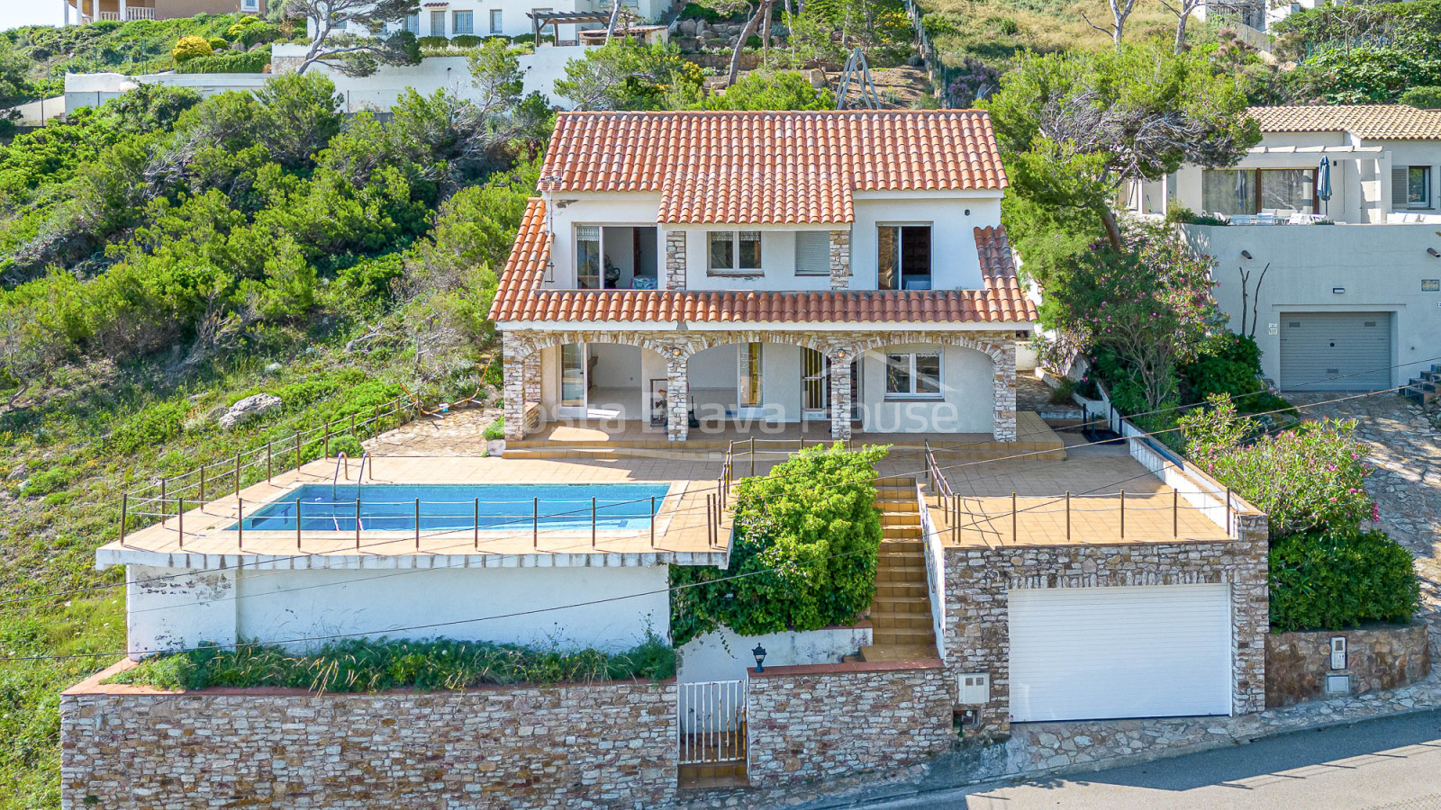 Maison à Aiguafreda Begur avec une vue incroyable sur la mer