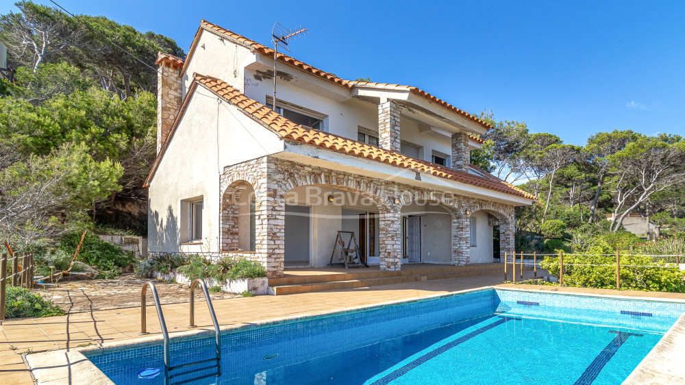 Casa en Aiguafreda Begur con increíbles vistas al mar