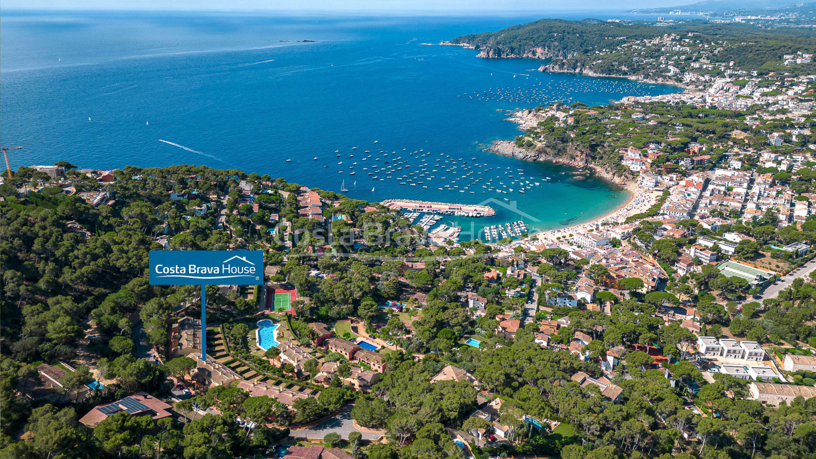 Casa a Llafranc, Costa Brava, amb vistes mar i piscina