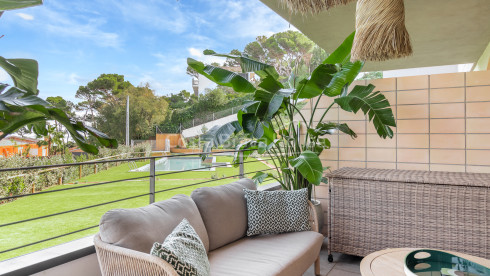 Appartement avec piscine et garage entre Begur Sa Riera et Pals