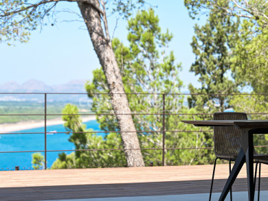 Maison de design moderne à vendre à Begur Sa Riera, avec piscine et vue imprenable sur la mer