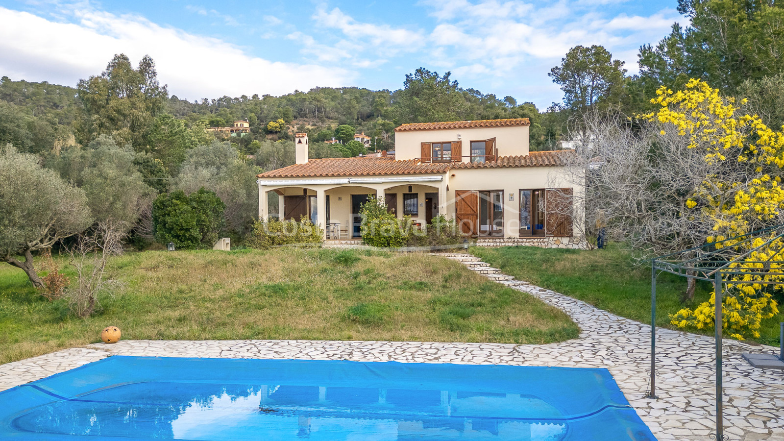 Casa rústica con piscina en Vall-llobrega, Costa Brava