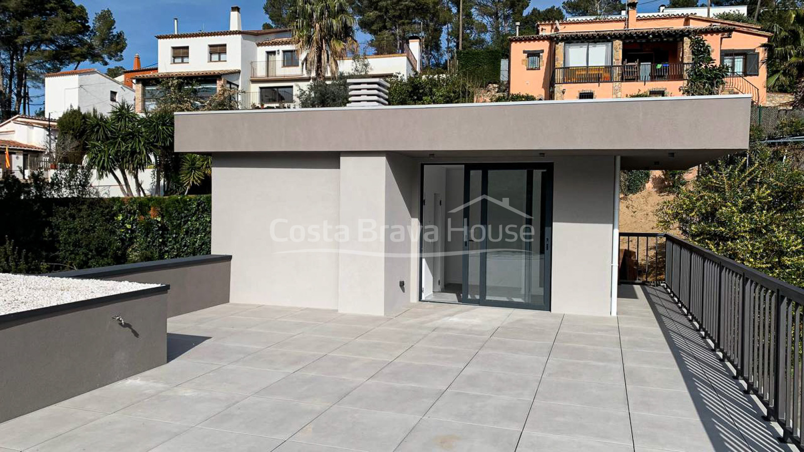 Elegant house under construction in Begur, Costa Brava.