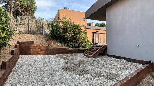 Elegant house under construction in Begur, Costa Brava.