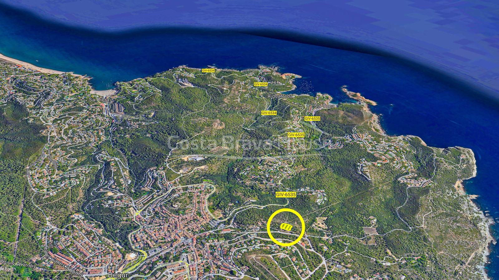 Buildable plot for sale in Begur, Costa Brava