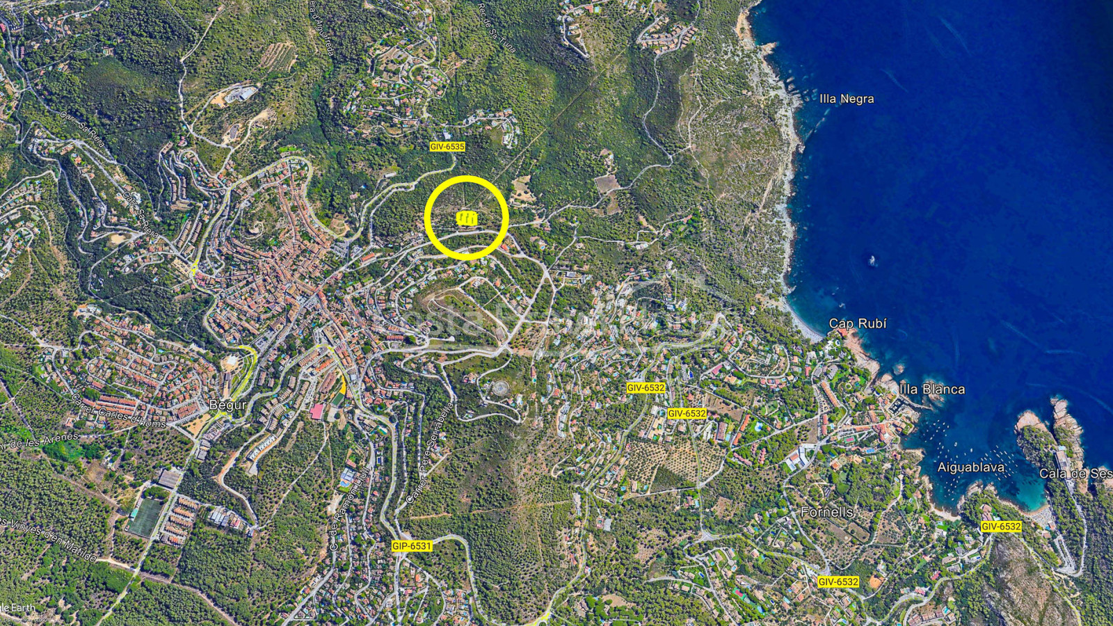 Buildable plot for sale in Begur, Costa Brava